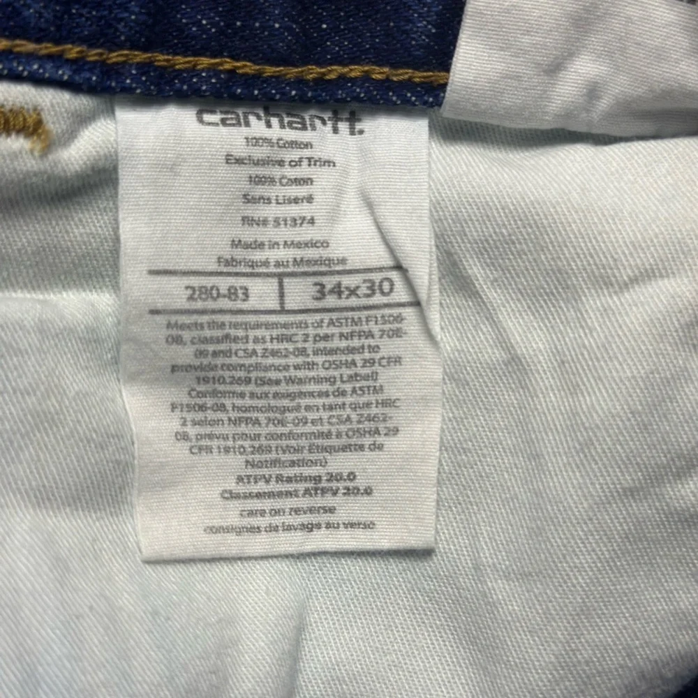 Navy blue Carhartt vintage denim jeans